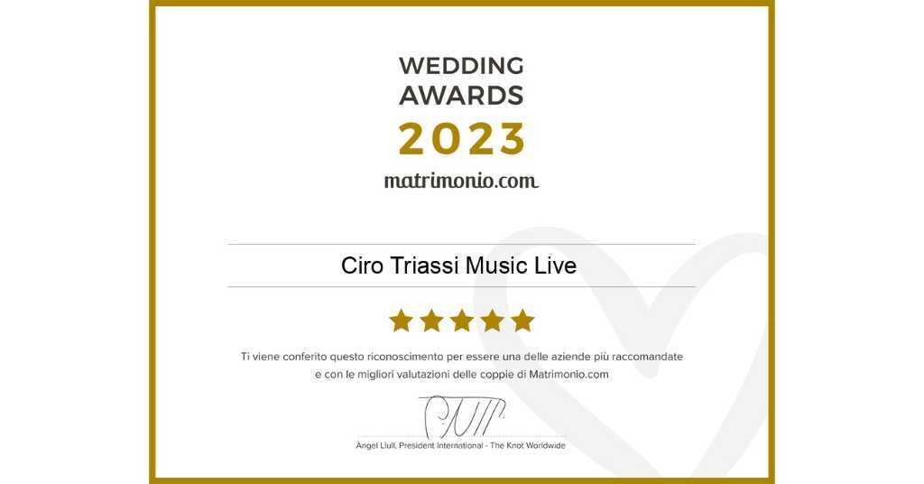 Wedding Awards - Musica per Matrimonio